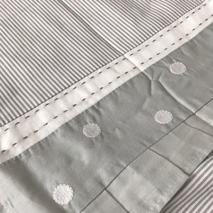 Pottery Barn Kids crib skirt. Looks new!